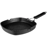 Grill pan square “Prootel” cast aluminum, plastic ,H=4,L=24,B=24cm black