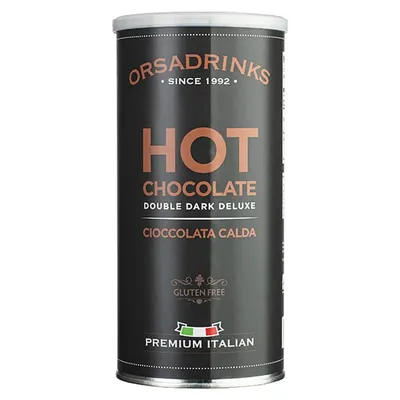 Смесь сухая для приготовления напитков «Горячий Горький Шоколад» ODK 1 кг сталь D=10,H=19см, Вкус: Горький шоколад