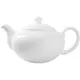 Чайник заварочный «Кунстверк» фарфор 0,8л D=87,H=90,L=190мм белый