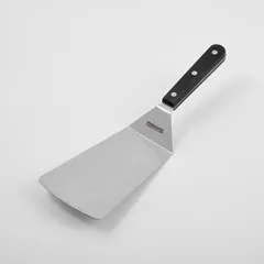 Лопатка кухонная изогнутая сталь нерж.,полиоксиметилен ,H=1,5,L=295,B=96мм металлич.,черный