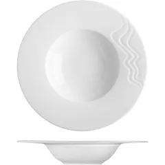 Deep plate “C-Class Melody”  porcelain  400 ml  D=27, H=5cm  white