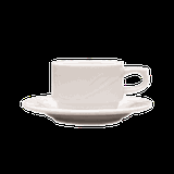 Чашка кофейная «Аркадия» фарфор 80мл D=60,H=45,B=90мм белый, Объем по данным поставщика (мл): 80