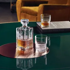 Штоф «Новеченто» с крышкой стекло 0,75л ,H=207,L=85,B=85мм прозр., изображение 2