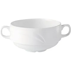 Broth cup “Alvo” with handles  porcelain  285 ml