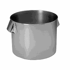 Round container, for food warmer  stainless steel  4.8 l  D=20, H=16.5 cm  silver.