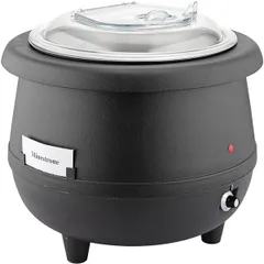 Мармит-супница электрический 50Гц пластик,алюмин. 10л D=35,H=38,L=40,B=40см 450вт черный