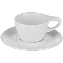 Кофейная пара фарфор 150мл D=16см, изображение 2