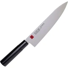 Нож кухонный «Шеф» сталь нерж.,дерево ,L=33/20см металлич.,черный