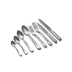 Нож столовый «Серфис» сталь нерж. ,L=24см металлич., изображение 2