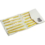 Набор ножей для марципана[12шт] пластик бежев.