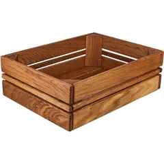 Box for bread  oak , H=13, L=40, B=30cm  brown.