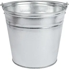 Bucket “Magnitogorsk”  galvanized steel  12 l  D=28.2, H=25.5 cm  metal.