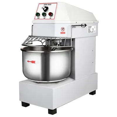 Тестомес CP-SM40V2 (макс. загрузка 16кг) металл 40л ,H=85,L=44,B=77см 1,9Квт белый