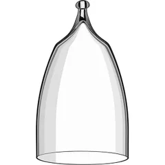 Крышка для блюда для десертов и закусок стекло D=91,H=160мм прозр.