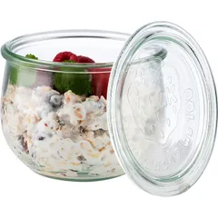 Банка для подачи «Вэк» с крышкой стекло 0,58л D=11,H=9см, изображение 2