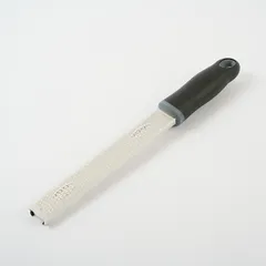 Терка с ручкой сталь нерж.,пластик ,L=325/220,B=25мм металлич.,черный, изображение 2