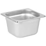 Гастроемкость GN 1/6 сталь нерж. 1,6л ,H=10,L=17,6,B=16,2см металлич.