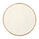 Тарелка «Крафт Вайт» с бортом фарфор D=254,H=13мм белый,коричнев.