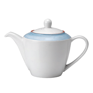 Чайник заварочный «Рио Блю» фарфор 310мл белый,синий, Объем по данным поставщика (мл): 310