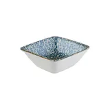 Соусник «Альхамбра» квадратный фарфор 80мл ,H=28,L=80,B=85мм белый,синий