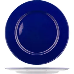 Dish “Carnival Sapphire” round placeholder  porcelain  D=30cm  blue