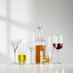 Штоф «Бах» с крышкой хр.стекло 0,7л D=82,H=282мм прозр., изображение 2