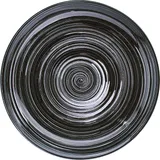 Тарелка мелкая «Маренго» керамика D=260,H=25мм черный,серый
