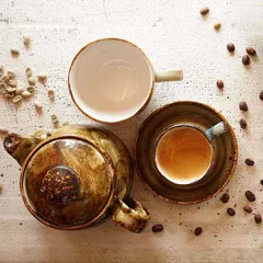 Блюдце «Крафт Браун» фарфор D=145/70,H=17мм коричнев., изображение 3