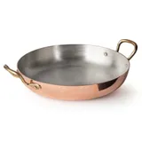 Сковорода медная с двумя ручками, с лужением и полировкой, 23х4,5 см COS008PL