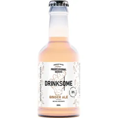 Напиток безалкогольный «Имбирный Эль» сильногазированный стекло 200мл оранжев.