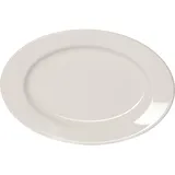Блюдо «Кашуб-хел» овальное фарфор ,H=30,L=240,B=155мм белый