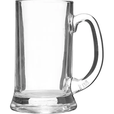 Кружка для пива «Айкон» стекло 295мл D=67,H=130мм прозр., Объем по данным поставщика (мл): 295
