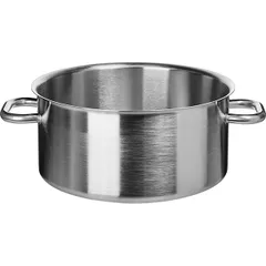 Pan without lid  stainless steel  12.8 l  D=32, H=15, L=48 cm  metal.