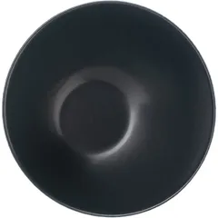 Салатник «Даск» фарфор 335мл D=180,H=85мм черный,белый, изображение 3