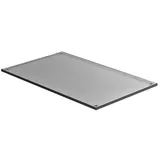 Блюдо для подачи стекло ,H=20,L=530,B=325мм серый,прозр.