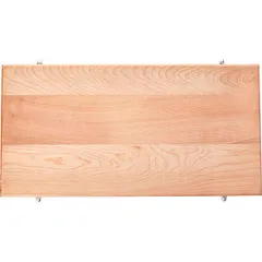 Partition board with metal screed  beech, metal , H=4, L=60, B=30cm  wood.