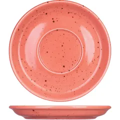 Saucer “Lifestyle”  porcelain  D=150, H=15mm  terracotta