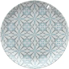 “Aura Blue” dessert plate  porcelain  D=20, H=3cm  blue, white