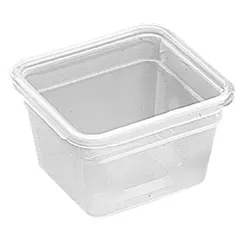 Gastronorm container (1/6)  polyprop. , H=15, L=17.6, B=16.2 cm  semi-transparent.