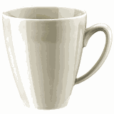 Кружка фарфор 360мл кремов.