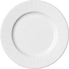 Тарелка «Алина» с широким бортом фарфор D=27см белый