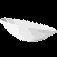 Салатник «Бистро» овальный фарфор 470мл D=30,H=10,8,L=30,B=19см белый