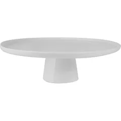 Cake stand “Kunstwerk” porcelain D=31,H=10cm white