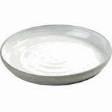 Тарелка «Даск» керамика D=145,H=18мм белый,серый