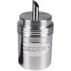 Sugar bowl-dispenser stainless steel 300ml D=70,H=135,L=70mm metal.