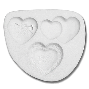 Форма для марципана «Сердечки» силикон