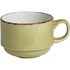 Tea cup “Terramesa Olive”  porcelain  200ml  D=8, H=6cm  olive.