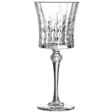 Wine glass “Lady Diamond”  chrome glass  270 ml  D=88, H=211mm  clear.