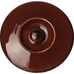 Крышка для бульонной чашки «Террамеса Мокка» 1123 B828 фарфор D=13см тем.корич.