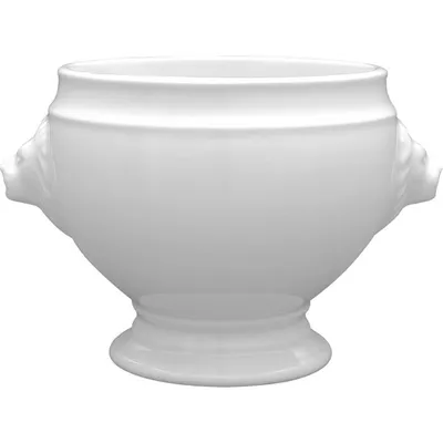 Чашка бульонная «Лео» фарфор 0,58л D=12,H=10,3,L=15,5см белый